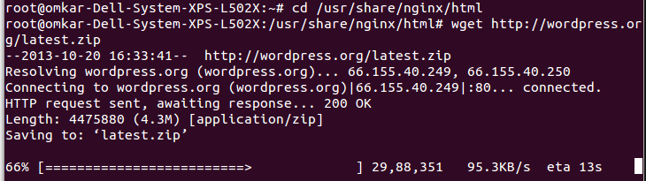 Img7 Installing WordPress on Nginx - Screenshot 7