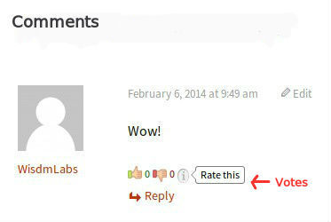 5 Thumbs Up Rating Widget Example