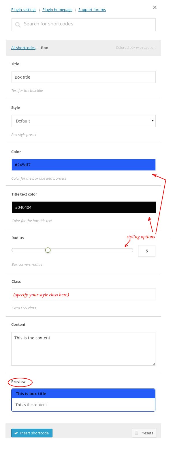 Styling Features using Shortcodes Ultimate