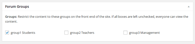 AddForumsToGroups Add Forums To Groups