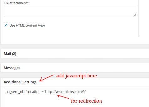 ContactForm7AdditionalSettings Contact Form 7 Additional Settings