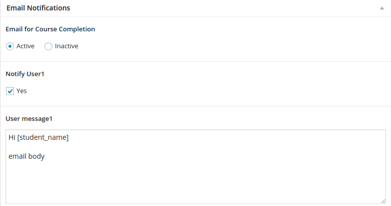 Automated email settings Automated-email-settings
