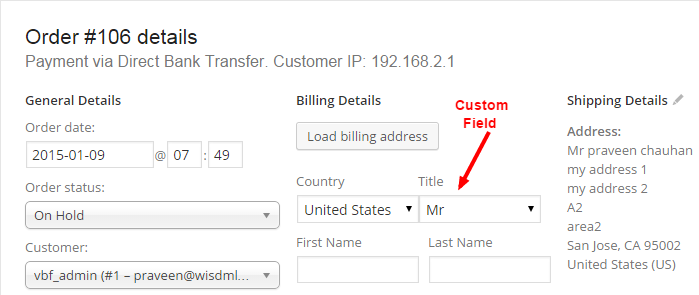single order page add-custom-fields-to-WooCommerce-checkout-page-single-order-page