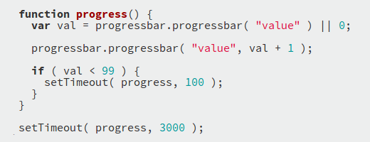 Progress Bar jQuery UI