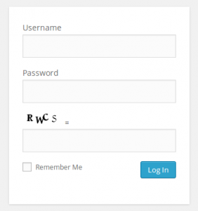 Custom Field Login Form