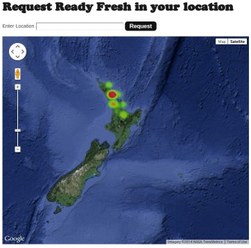 Request-a-Store-Heat-Map