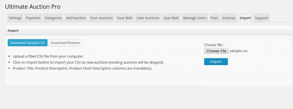 Import Products import tab Import_Auction_Products_import_tab