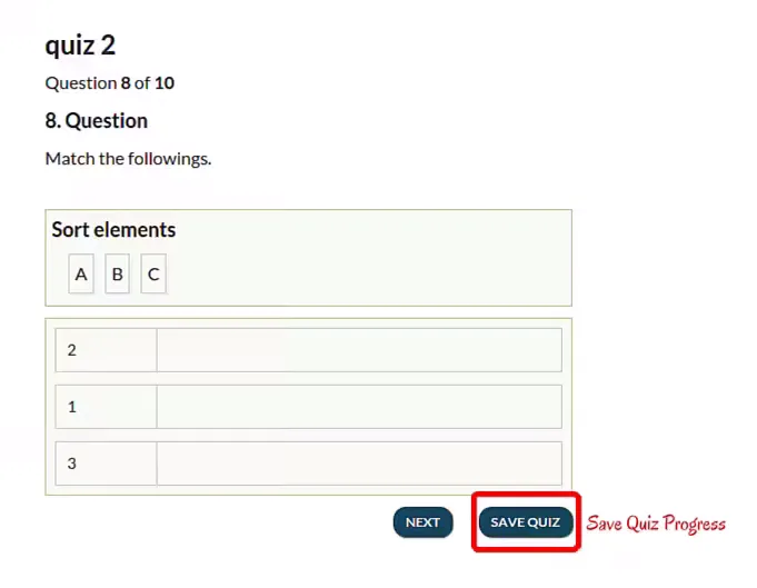 Save Quiz Progress - LearnDash