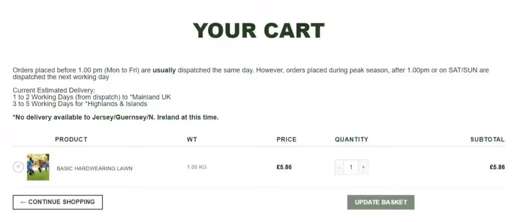 screenshot www.thegrassseedstore.co .uk 2023.06.08 16 19 08