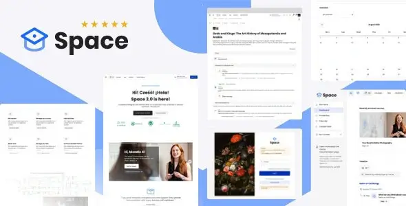 Space Moodle theme